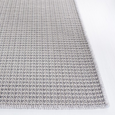Gray 5'1" x 7'6" Synthetic Rectangular Area Rug
