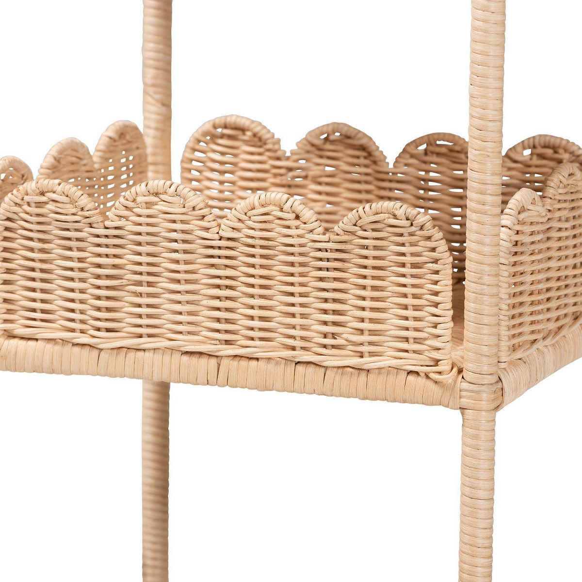 bali & pari Brooks Natural Rattan 3-Tier Storage Shelf Natural Brown - thumbnail 4