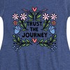 Girls' - Instant Message - Trust The Journey Fit & Flair Cap Sleeve Graphic Dress - 2 of 4