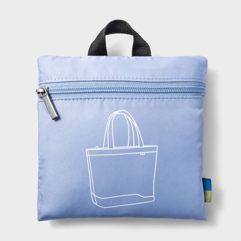 Packable Tote Blue - Open Story&#8482;, 5 of 7