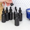 Cornucopia Brands 1oz Black Coated Glass UV Resistant Eye Dropper Bottles 6pk, Cosmetic Use - 4 of 4