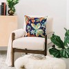 16"x16" Barbara Dantas Garden Square Throw Pillow Blue - Deny Designs - 2 of 4