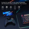Aukfa 9110 Wireless Pro Controller for PS3, PC, Android TV - 2.4G Gamepad with 4 Programmable Buttons, Adjustable Vibration & LED Lights,Black - 4 of 4