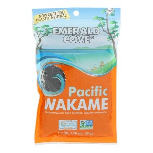 Emerald Cove Sea Vegetables - Pacific Wakame - Silver Grade - Ready to Use - 1.76 oz - Case of 6 - 1 of 3