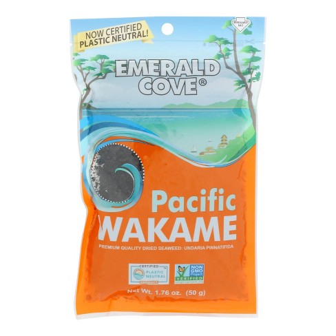 Emerald Cove Sea Vegetables - Pacific Wakame - Silver Grade - Ready to Use - 1.76 oz - Case of 6 - image 1 of 3