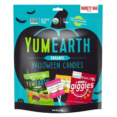 YumEarth Halloween Organic Candies Variety Bag - 16.55oz/50ct