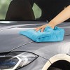 Smart Design Coral-Fleece Auto Detailing Cleaning Cloth - Set of 6 - 18 x 12 inches - 2 of 4