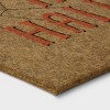 1'6"x2'6" 'Happy Halloween' Faux Coir Doormat with Spiderwebs Orange/Black - Hyde and EEK! Boutique™: Outdoor - 3 of 4