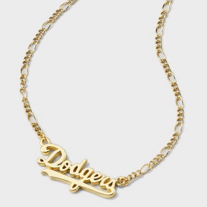Bijoux Sport by Luv Aj MLB Gold Nameplate Pendant Necklace - 1 of 4