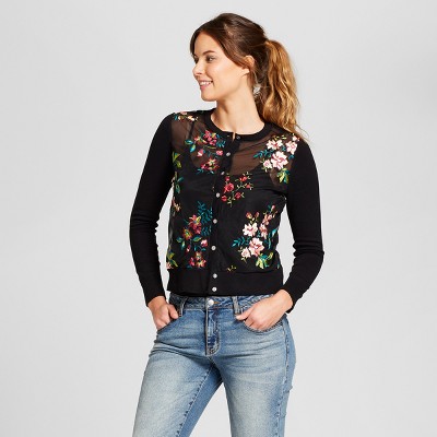 Target floral outlet cardigan