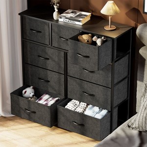 NicBex 2-Drawer Dresser with Fabric Drawers Modern Industrial Closet Storage with Metal Handles and Wooden Top for Bedroom, Living Room, Office - 1 of 4