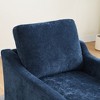 30" Chenille Swivel Armchair with USB Port and Side Storage - 4 of 4