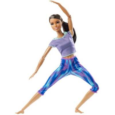 Barbie Made to Move Barbie Doll, Blue Top - Barbie Collectibles