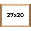 PosterPalooza | 27x20 Modern Bamboo Picture Frame, UV Acrylic, 5 Finishes - 2 of 4