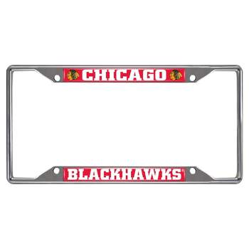 NHL License Plate Frame Chicago Blackhawks