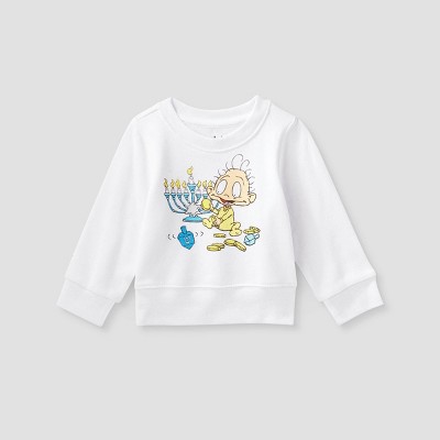 Baby Nickelodeon Pullover Sweatshirt - White 0-3M