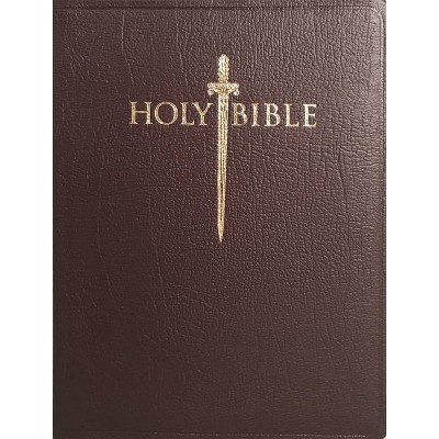 Sword Study Bible-KJV-Giant Print - Large Print by  Whitaker House (Leather Bound)