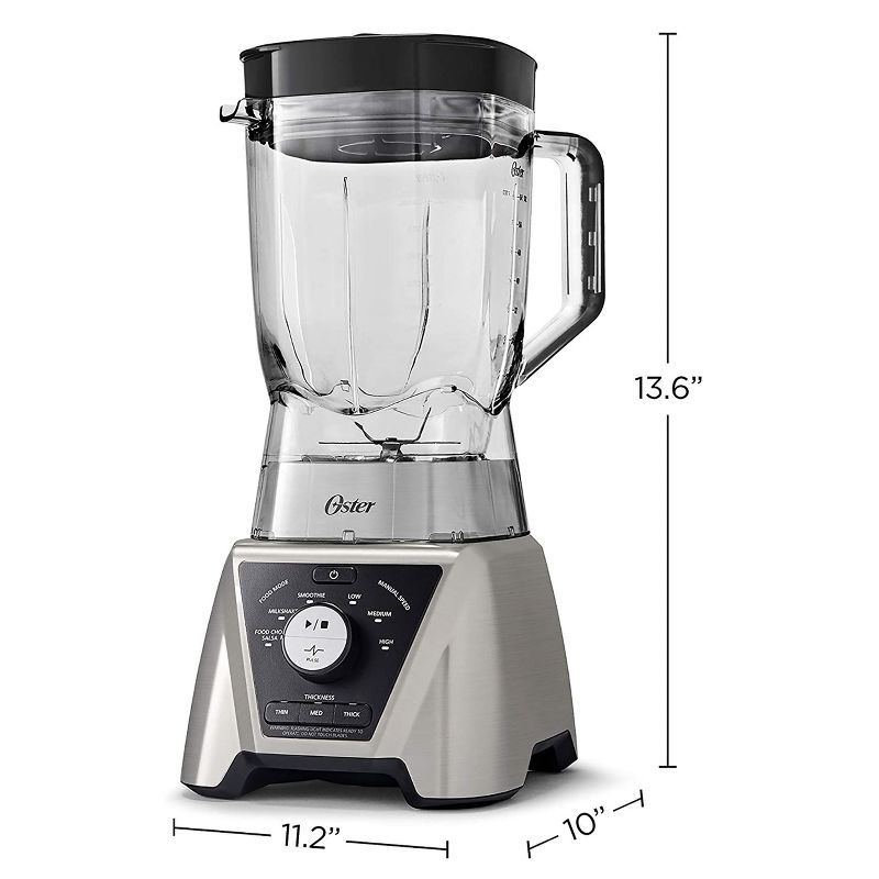Oster 1200 Watt Pro Blender withTexture Select Settings and 2 Blend-n-go Cups, 2 of 7