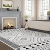 Belffin Moroccan Washable Area Rug. Non-Slip Backing Large Area Rugs - 2 of 4