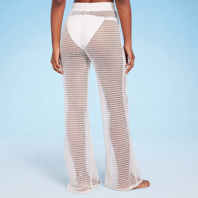 Women's Crochet Cover Up Pants - Shade & Shore™, 2 of 8