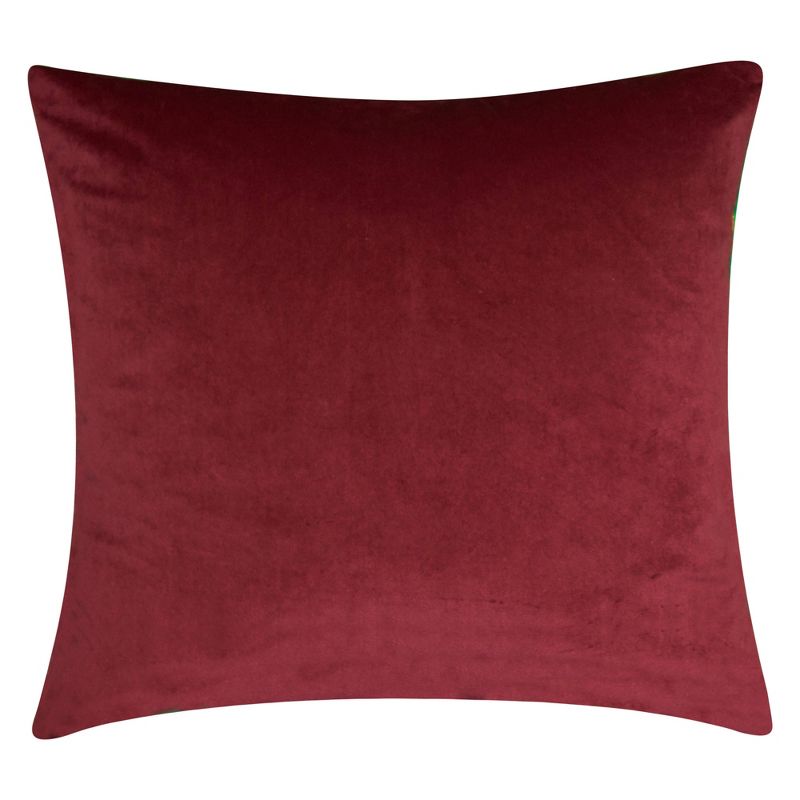20&#34;x20&#34; Oversize Lava Printed with Metallic Velvet Square Throw Pillow Copper - Edie@Home, 3 of 7