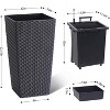 AcekoolPlanters - Self-Watering with Rattan Design for Indoor/Outdoor - 2 of 4