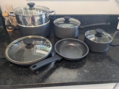 Granitestone Cookware Set, Aluminum, Non Stick 1 Ea