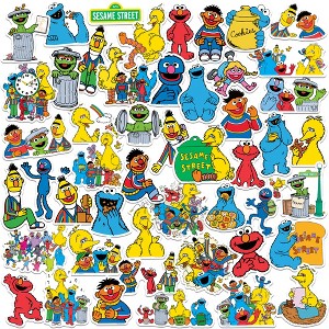 Sesame Street Vintage 1969 50Ct Sticker Pack Miscellaneous 50 Ct. Sticker Pack - 1 of 4