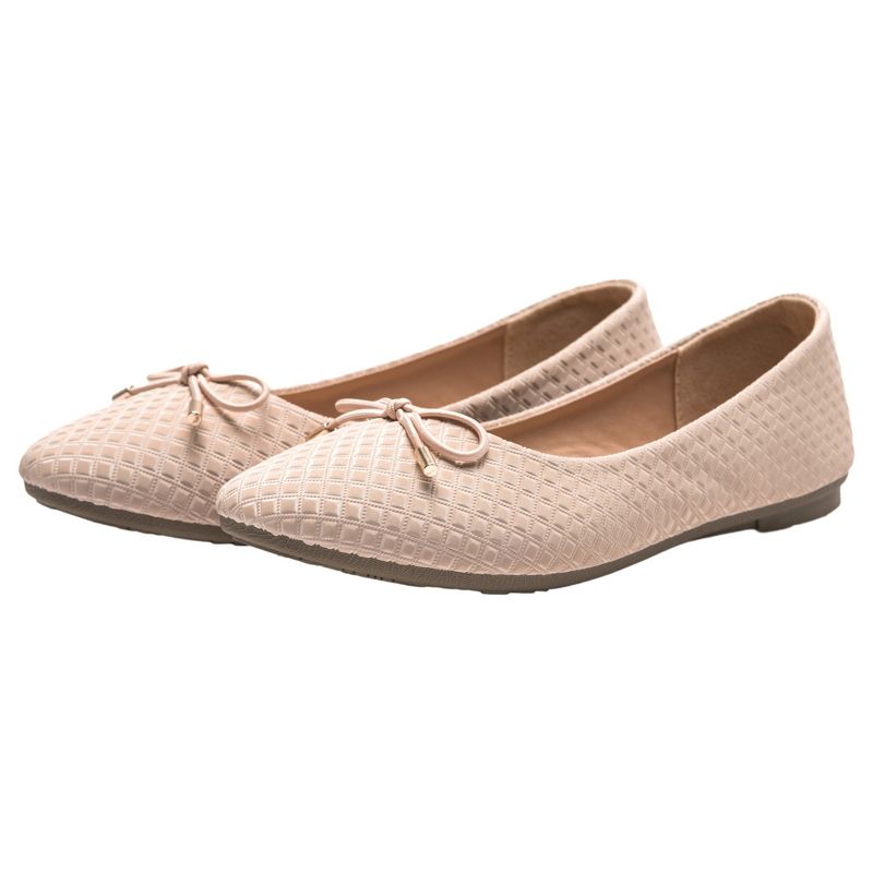 Alpine Swiss Claire Womens Ballet Flats Classic Round Toe Slip on Comfortable Flat Shoes, 5 of 9