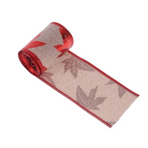 Unique Bargains Gift Wrap Ribbons Polyester Red 78.74"x2.48" 1 Pc - 1 of 4