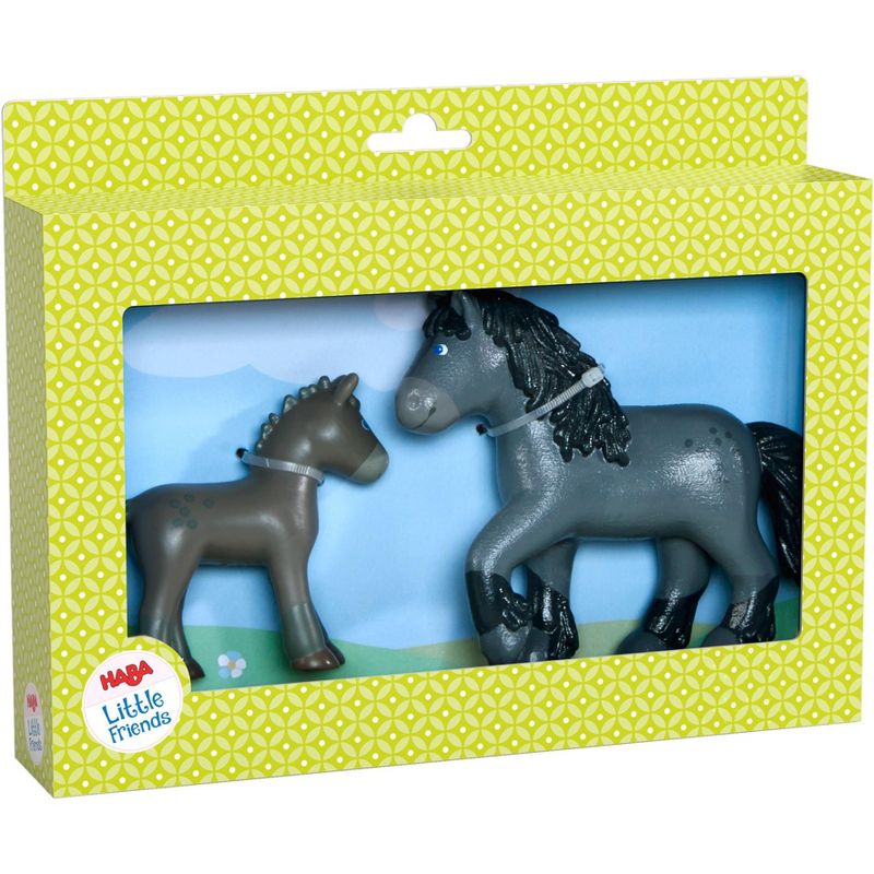 HABA Little Friends Momma and Baby Playset - Horse Cassandra and Foal Clea, 5 of 7