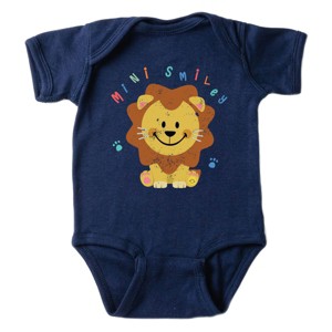 The Juniper Shop Mini Smiley Lion Paws Baby Short Sleeve Bodysuit - 1 of 4