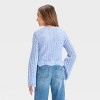 Girls' Open Knit Flyaway Cardigan - art class™ - 2 of 3