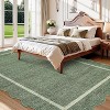 Washable Non-Slip Runner Rug - Soft  Scalloped Carpet for Kitchen, Entryway, Bedroom, Bath, Laundry & Hallway - Stain Resistant - 3 of 4