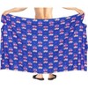 HAPPY BAY Men's Beachwear Wrap Summer Long Hawaiian Lava Lava Regular Surfing Cover-Up Swimwear Holidays Beach Sarongs For Men One Size Blue, flamingo - 4 of 4