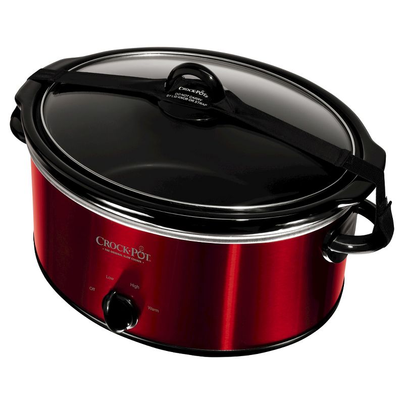 Crock-Pot 6qt Manual Slow Cooker - Red SCV603, 3 of 4