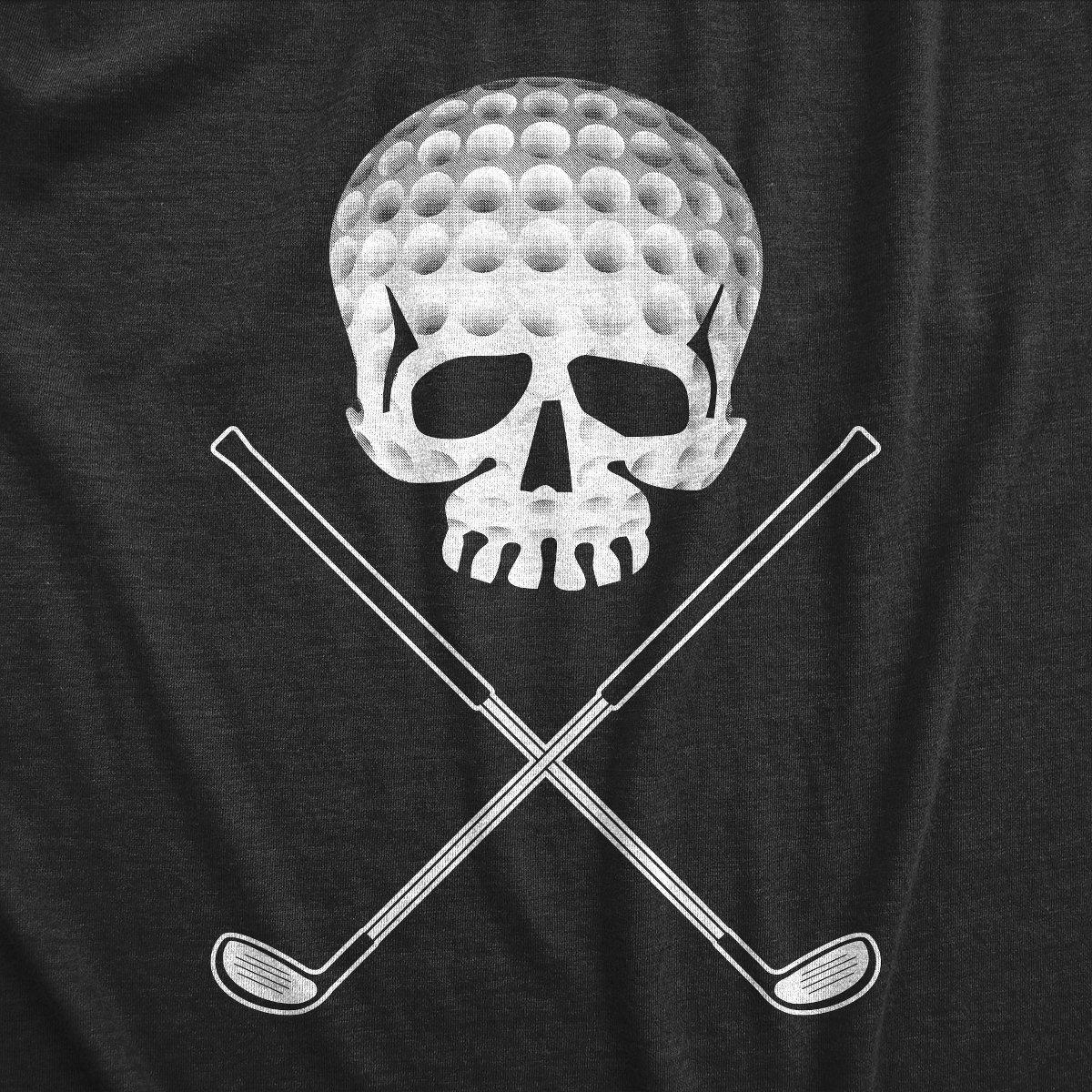 Мужские футболки Crazy Dog T-Shirts, Inc. Mens Golf Jolly Roger Funny T shirts Sport Cool Vintage Retro Tees Hilarious T shirt - Crazy Dog Men's T Shirt For Golfers Black L — фото 2