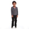 Andy & Evan  Toddler  Cardigan w/Red Plaid Bowtie & Pants Set - image 2 of 4