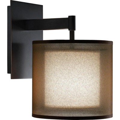 Robert Abbey Lighting Saturnia - Light Wall Light in  Deep Patina Bronze