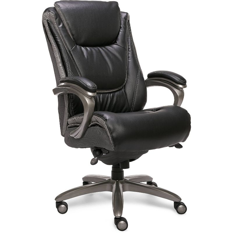 Big & Tall Smart Layers Premium Ultra Executive Chair Bliss Black Bonded Leather - Serta, 5 of 35