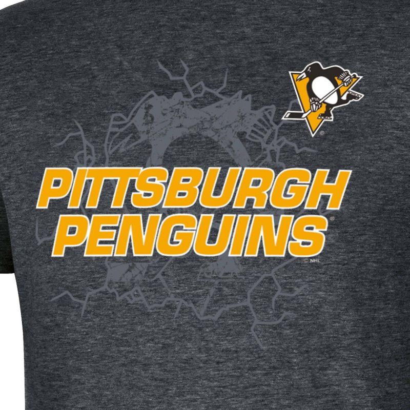 NHL Pittsburgh Penguins Men's Short Sleeve T-Shirt, 3 of 4