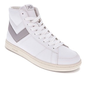 PONY Mens M-80 High Genuine Leather Premium Lace Up Athletic Sneaker Shoe - 1 of 4