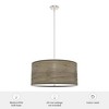 Hunter Fans 24" Solhaven Ceiling Light Brushed Nickel Finish - Modern 4-Light Pendant for Dining Room or Living Space - 2 of 4
