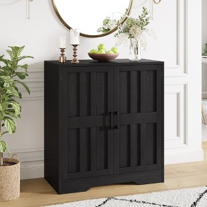 Vividwood Modern Farmhouse Buffet Cabinet – Kitchen Sideboard with Storage, Coffee Bar Credenza - 1 of 4
