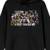 Street Fighter VI Group Poster Long Sleeve Black Adult Hooded Sweatshirt - image 2 of 3