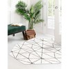 Unique Loom    Matrix Trellis Geometric Area Rug - 3 of 4