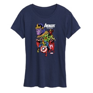 Women's - Marvel - Avengers Vs Thanos Short Sleeve Graphic T-Shirt - 1 of 4