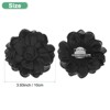 Unique Bargains Alloy Satin Fabric Big Rose Flower Dainty Brooches 1 Pc - 3 of 4