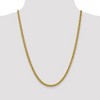 Black Bow Jewelry 4.6mm, 14k Yellow Gold Hollow Wheat Chain Necklace - 2 of 4