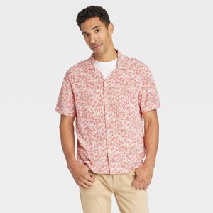 Men's Short Sleeve Button-Down Shirt - Goodfellow & Co™ - 1 of 3